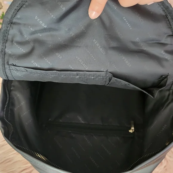 Versace Parfums backpack medusa logo black gold - Picture 14 of 16